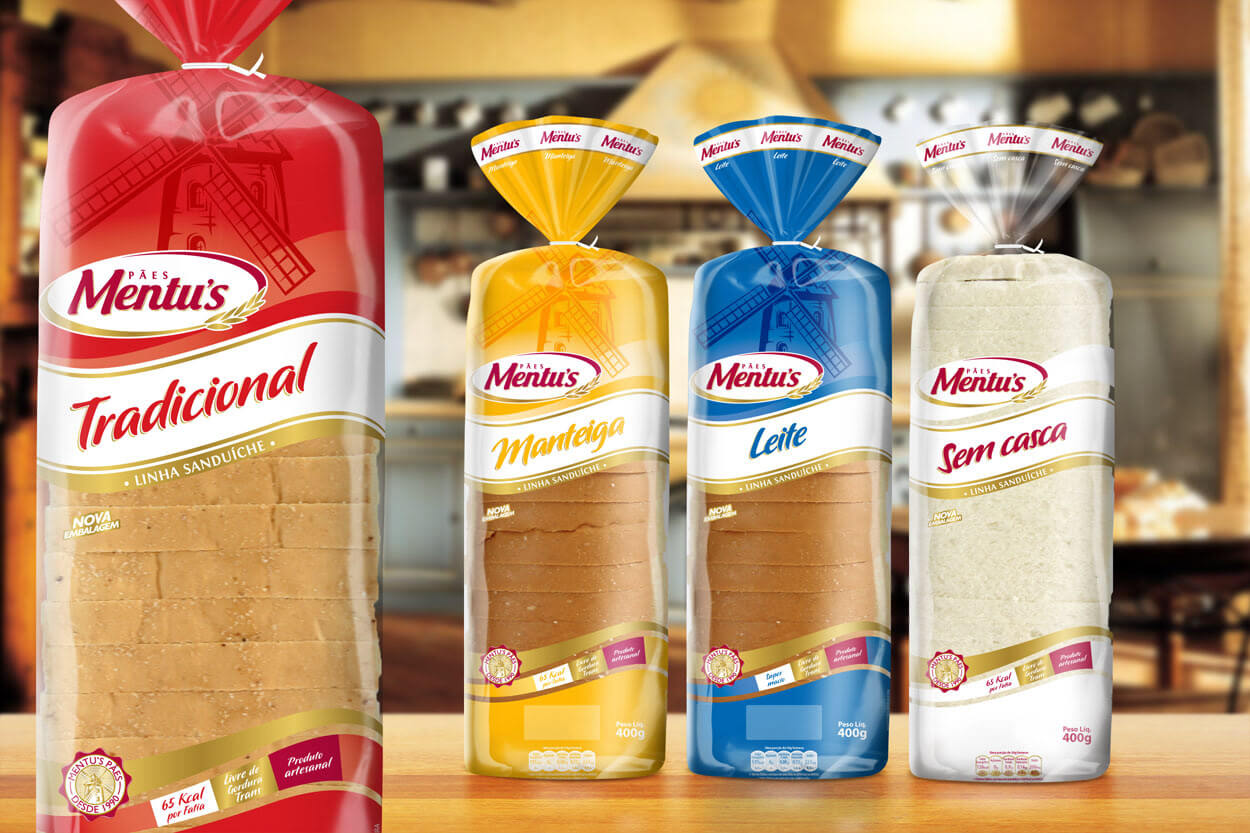 Design de embalagem para pão